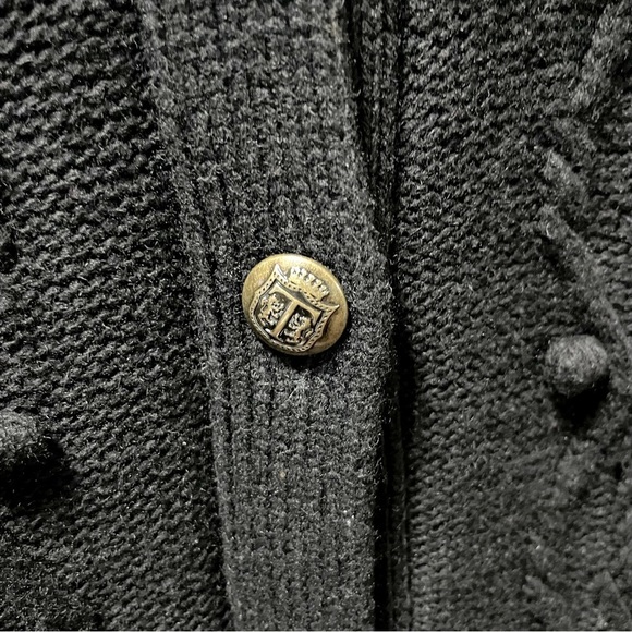 TALBOTS Cotton/ Cashmere Blend Button Front CARDIGAN SWEATER SZ Large - Picture 8 of 14